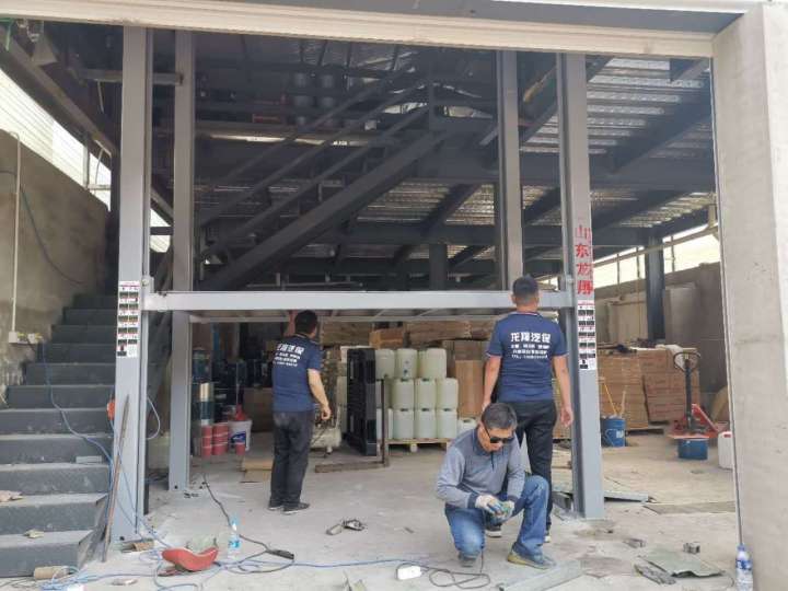 厂家生产加工四柱升降货梯，跨境专供汽车维修四柱升降货梯，|ms