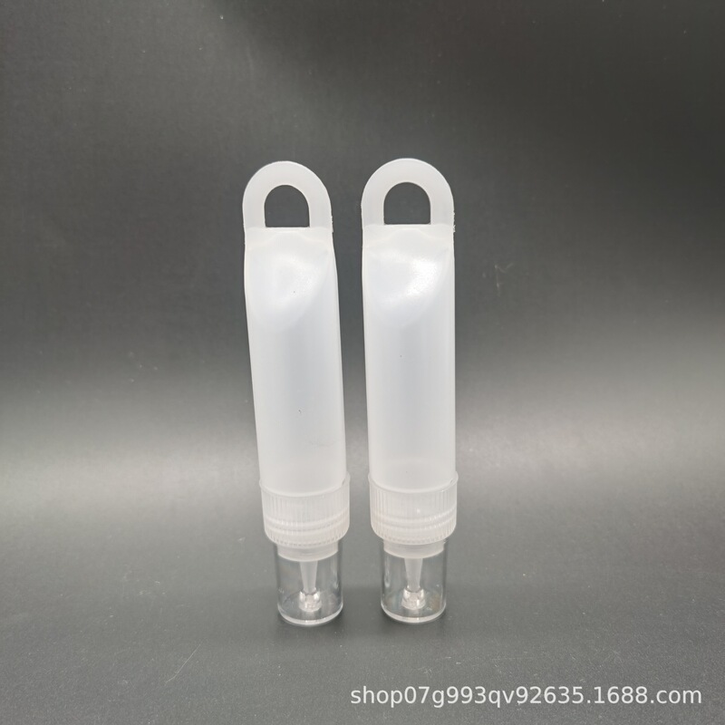 Sale 30ml pe plastic hook bottle pointed mouth lid squeeze bottle inverted hand sanitizer hook bottle glue
