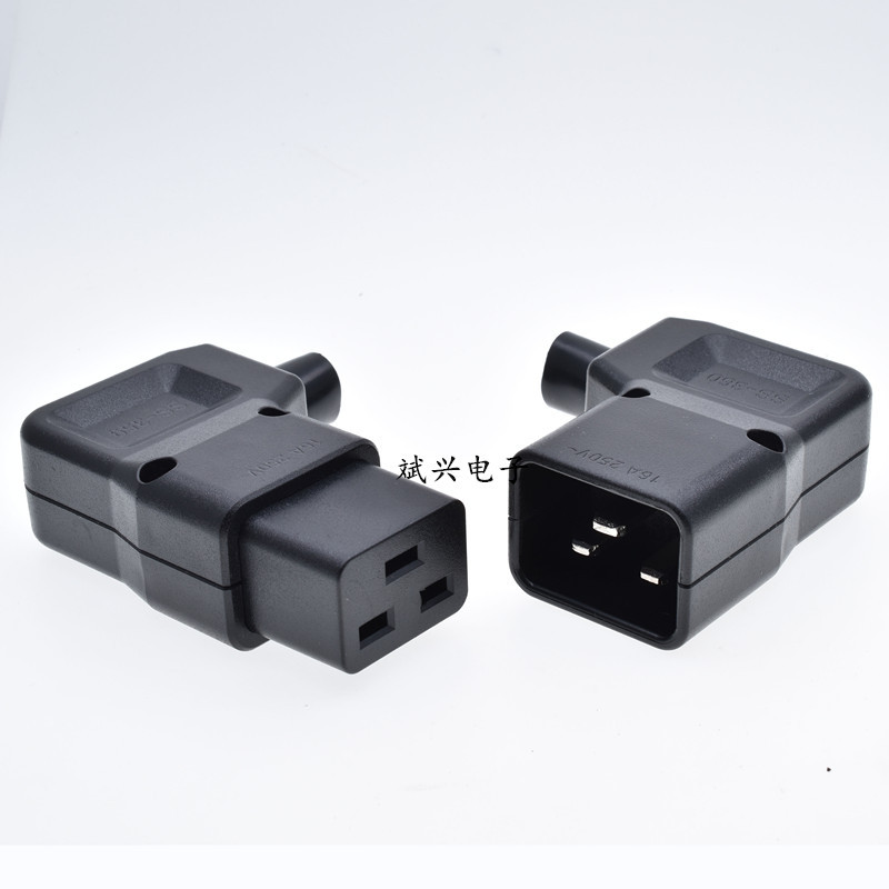 PDU机柜插座专用C19装配式插头16A接线插头IEC320Plug SS-359/360|ru