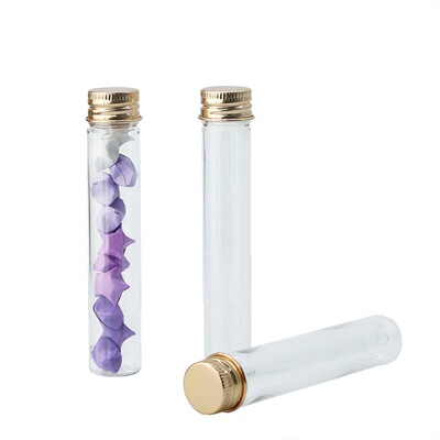 transparent PET Flat bottom test tube packing candy gift Arts and Crafts Toys 30ml Flat bottom small test tube