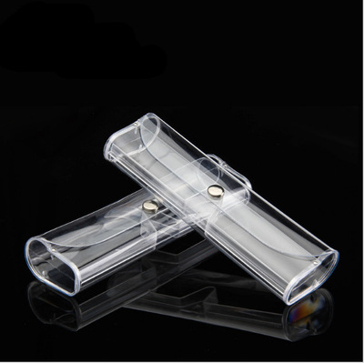 Explosive money Presbyopic glasses Crystal Box lovely Plastic transparent Presbyopic glasses parts transparent PVC glasses case Manufactor wholesale