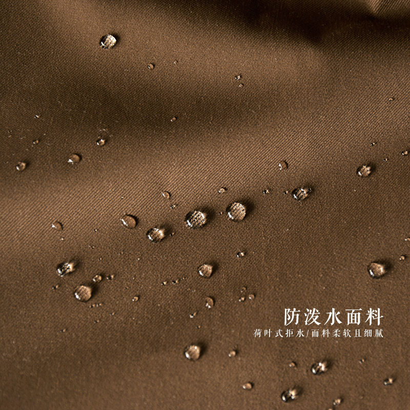 Color sólido impermeable delantal de exportación a prueba de aceite impreso logotipo texto patrón hombres y mujeres ropa de trabajo suministro transfronterizo