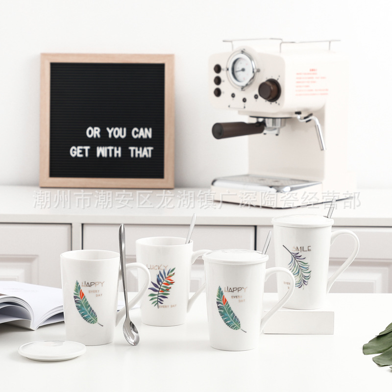 Custom mugs Ten yuan Daily Ceramic cup activity gift Promotion business affairs Annual meeting Drainage gift