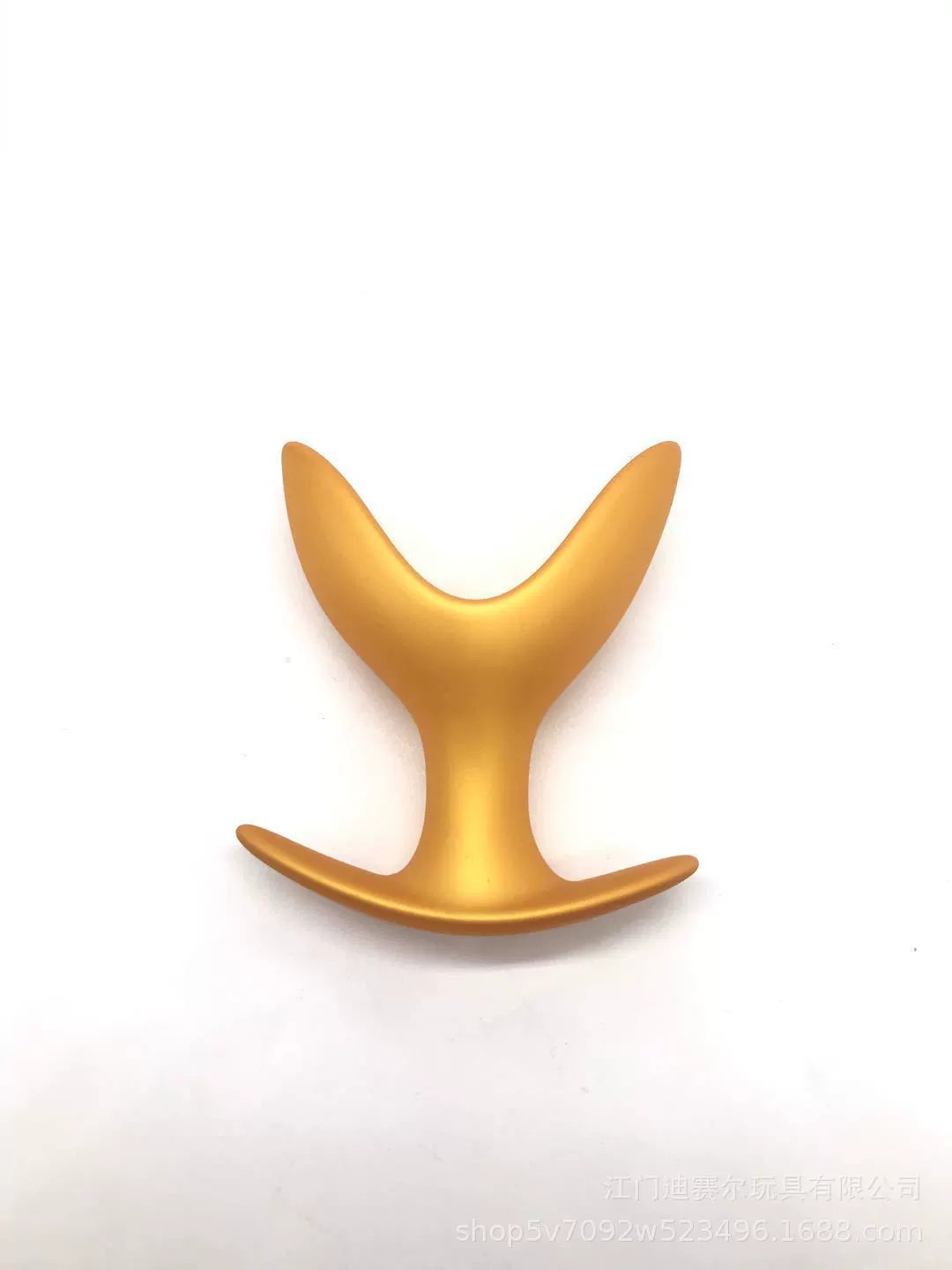Anal plug silicone V‑shaped dilator, unisex, progressive sizes S–XXL