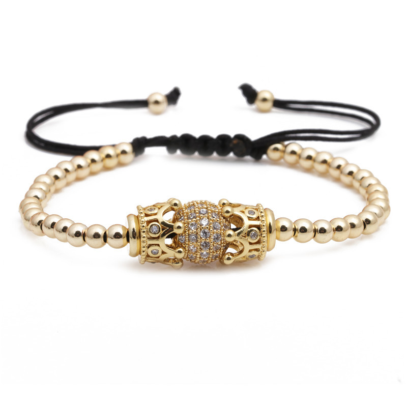 Fashion Bracelets 10mm Zircon Diamond Ball Bracelet display picture 1