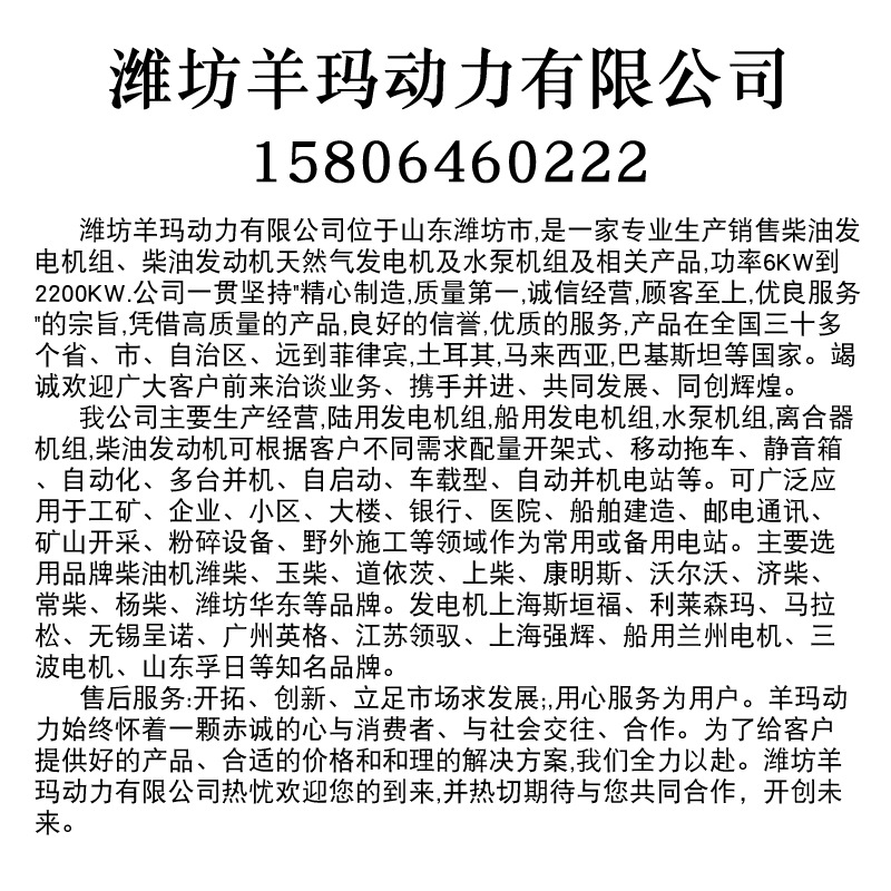 潍坊羊玛动力有限公司