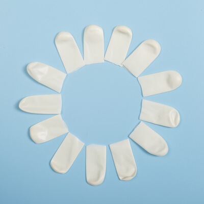 Huatai long Sulfur Finger white Incision Sulfur Finger sheath Clean rubber disposable Touch screen Sulfur Finger