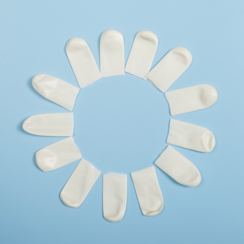 Huatai long Sulfur Finger white Incision Sulfur Finger sheath Clean rubber disposable Touch screen Sulfur Finger