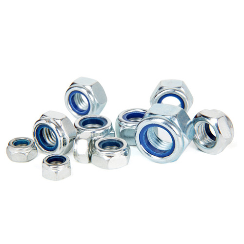 Factory direct sales galvanized self-locking nut nylon rubber ring nut locking lock nut DIN985 M3-M20