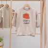 2020 Fall Kids new pattern girl have more cash than can be accounted for Sweater Carrot letter printing Korean Edition lovely On behalf of