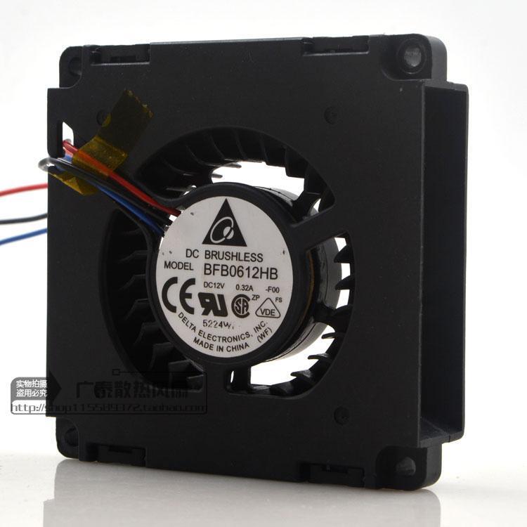 Original Delta 6CM 6015 side centrifugal turbo blower 12V0.32A double ball BFB0612HB