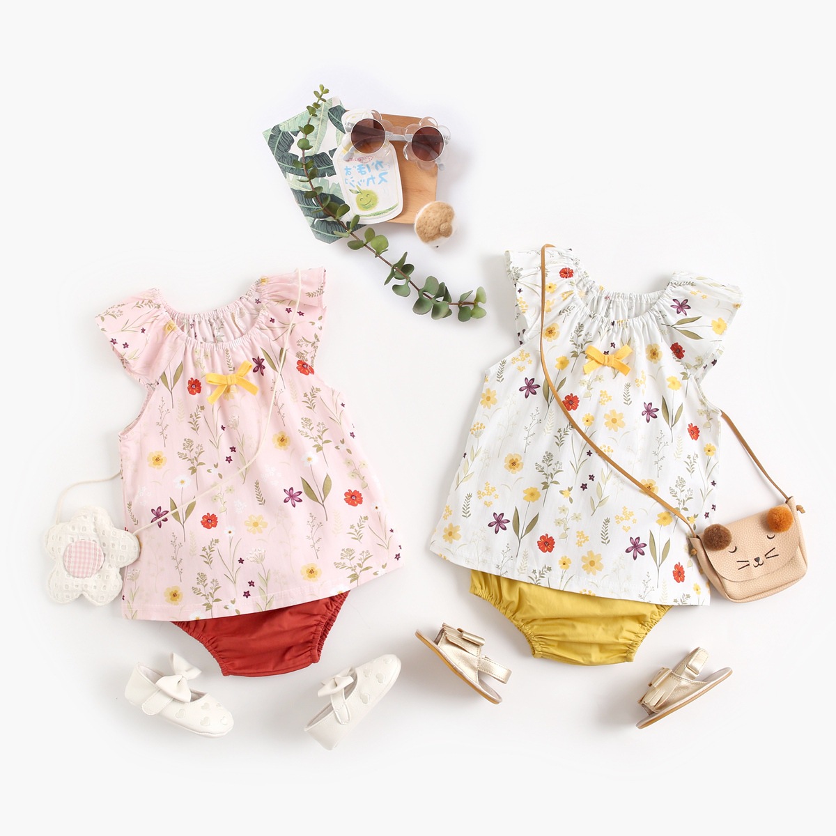 Children's set girl's with bow
