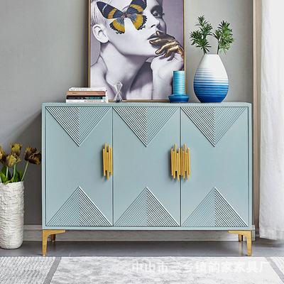 简约轻奢玄关柜实木现代简约储物收纳客厅装饰餐边柜卧室鞋柜靠墙|ms