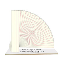 亞馬遜熱賣 乾擦句子條 劃線句子條  字母卡片 Sentence Strips