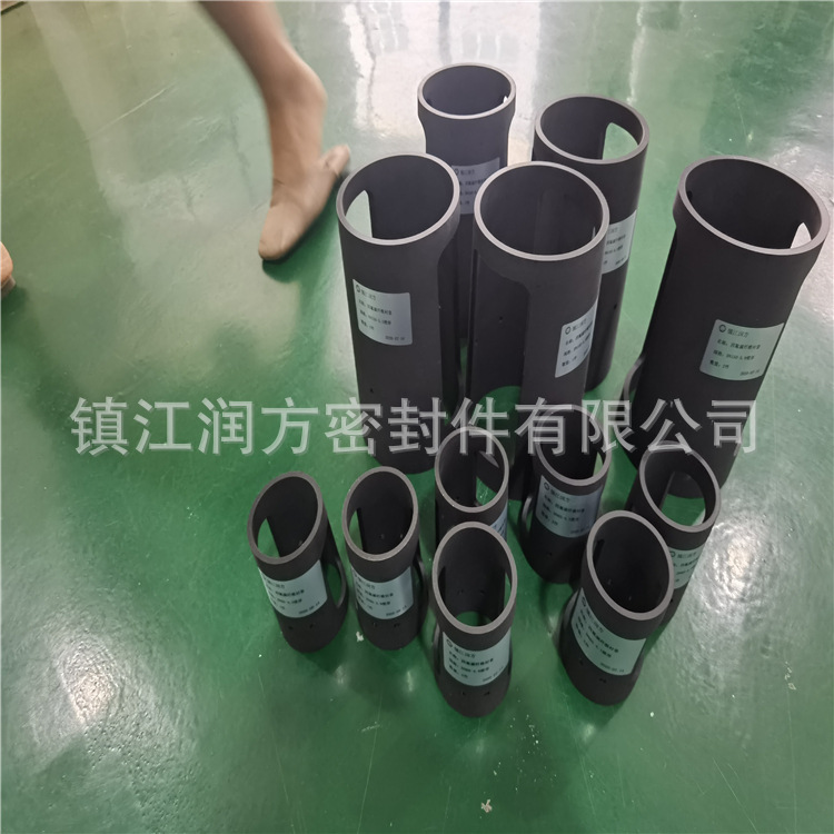 聚四氟乙烯碳纤维防磨轴套  镂空异形四氟黑管  承接