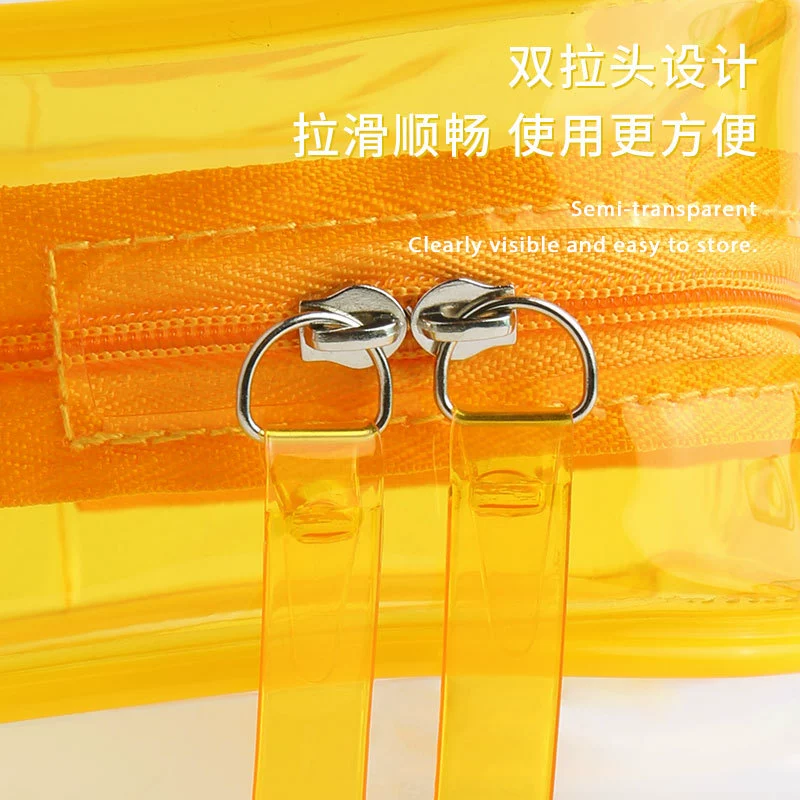 Waterproof cosmetic bag, capacious organizer bag PVC for traveling, storage bag, wholesale