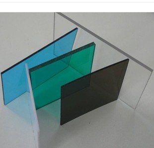 Supply color transparent PC polycarbonate sunshine board endurance board wave tile rod tube to undertake sunshine board construction