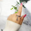 Trend jewelry, retro accessory, car hip-hop style, rabbit, adjustable ring, European style, simple and elegant design