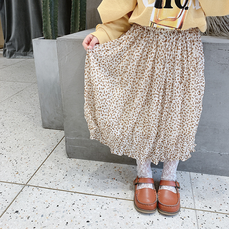 Children's Clothing Foreign Trade Girls Skirt Spring Style Children's Versatile Floral Princess Skirt Baby Skirt