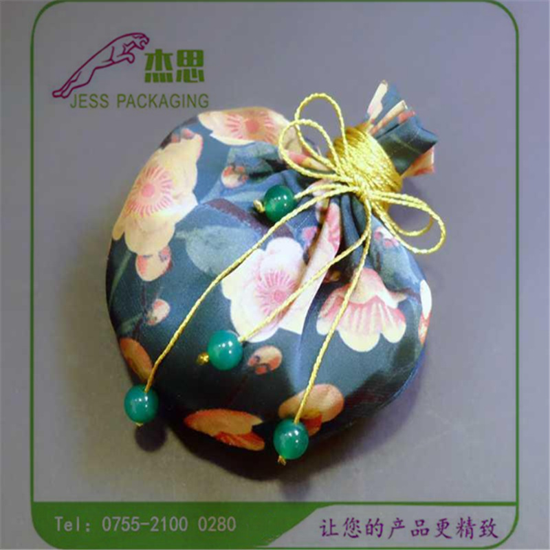设计新款2022褶皱香包香囊束口袋褶皱汉服收纳包黄金珠宝首饰袋