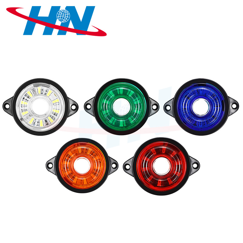 Transfronterizo de suministro de comercio electrónico camión remolque luz lateral camión luz redonda luz de giro luz LED luz lateral