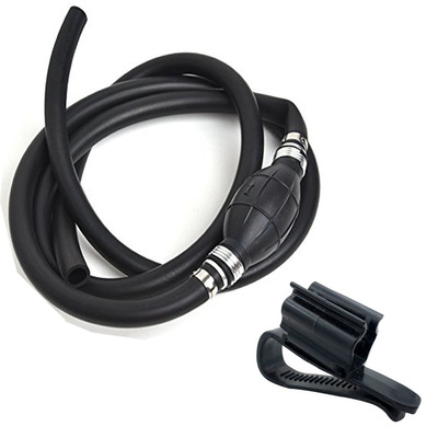 游艇舷外机油箱单向阀手动抽油器手油泵汽车加油管抽油器带固定夹|ru