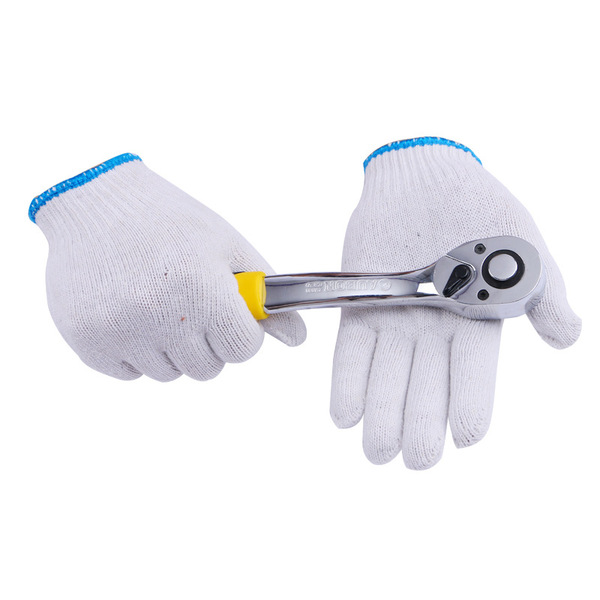 Cotton gauze gloves labor protection anti-slip 400g lampshade cotton…