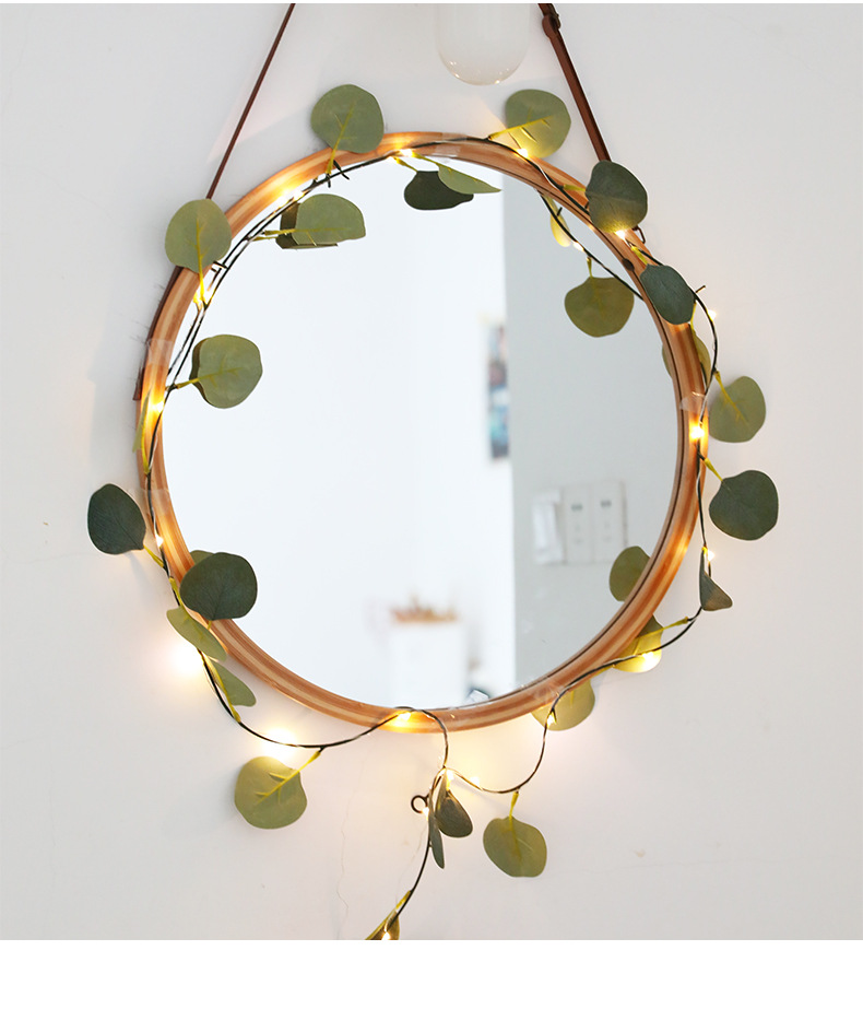 Valentine's Day Fashion Leaves Cloth Outdoor String Lights display picture 1