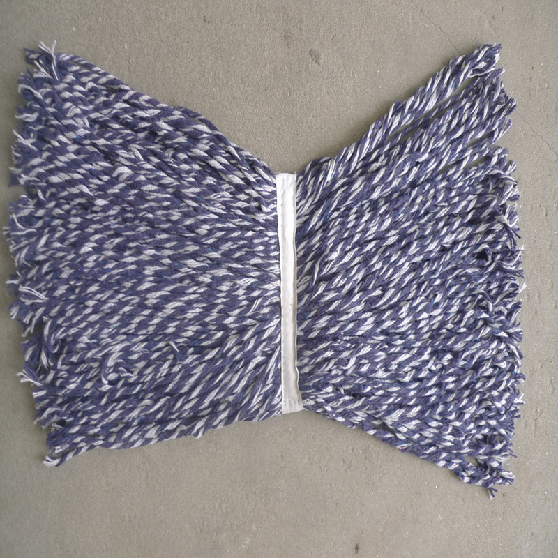 Blue and white mop head cheap Mop Mop Head ship shipping cotton thread mop head wool head black and white Blue and white mop head cheap Mop Mop Head ship shipping cotton thread mop head wool head black and white