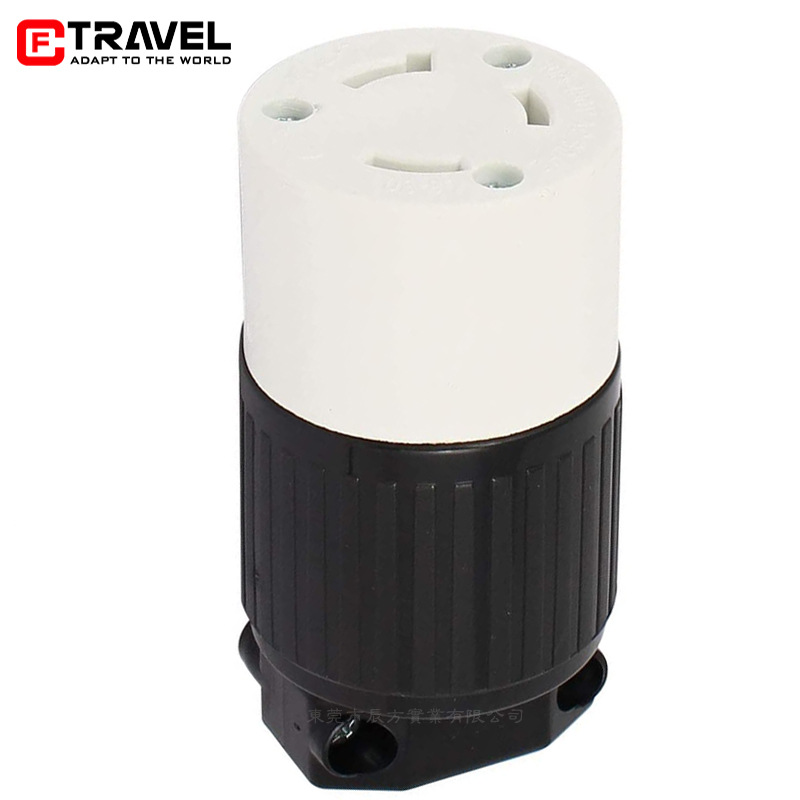 NEMA L8-30C LK-7334 引挂式连接器 空中对插式母座 30A480V美式