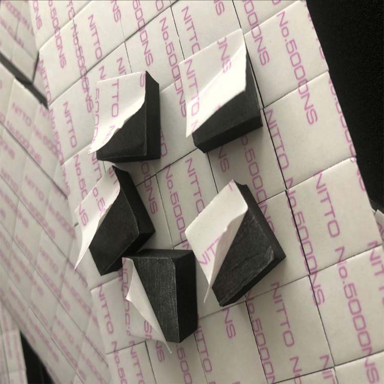 厂家定制高回弹EVA垫 双面自粘防滑EVA泡棉胶垫 泡棉垫模切冲成型