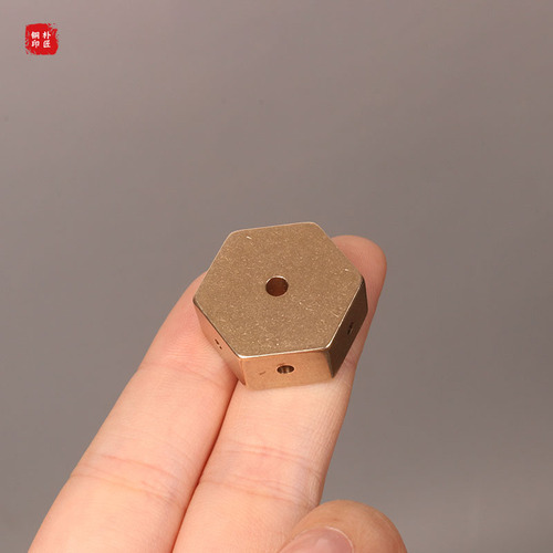 Six-sided four-hole copper incense insert 3mm 2mm incense insert pure copper incense holder Household indoor incense thread porous mini incense insert