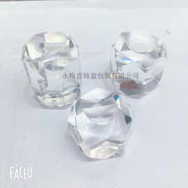 档亚克力戒指座  戒指托 戒指耳钉展示架  闪亮透明有机玻璃批发