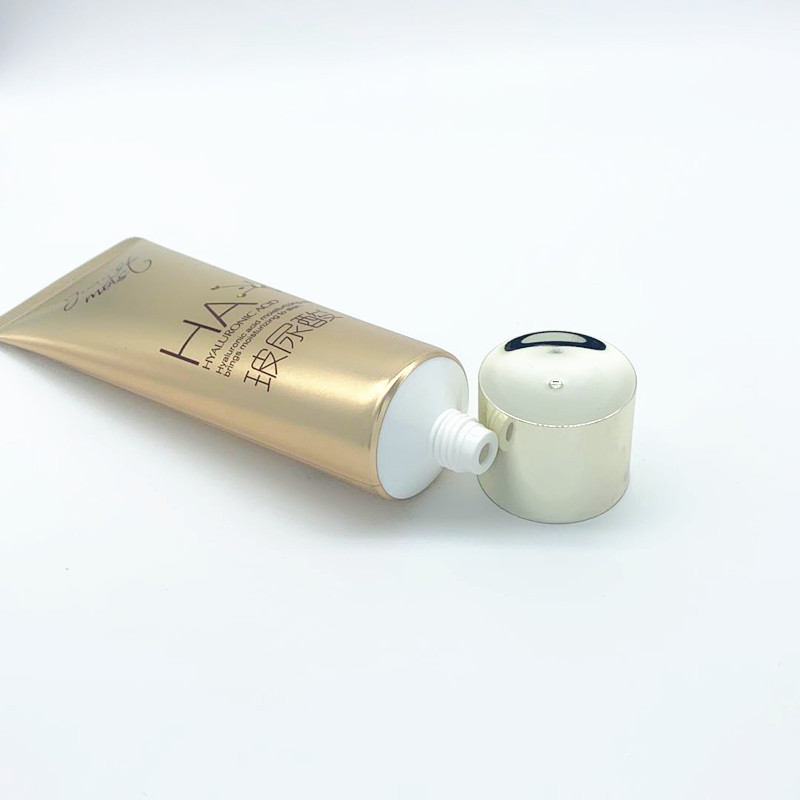 厂家直销：高端洗面奶铝塑管logo可定制100ml