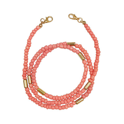Cross border selling multi-function glasses Retainer Adjustable colour Beads Mask face shield Necklace Tether