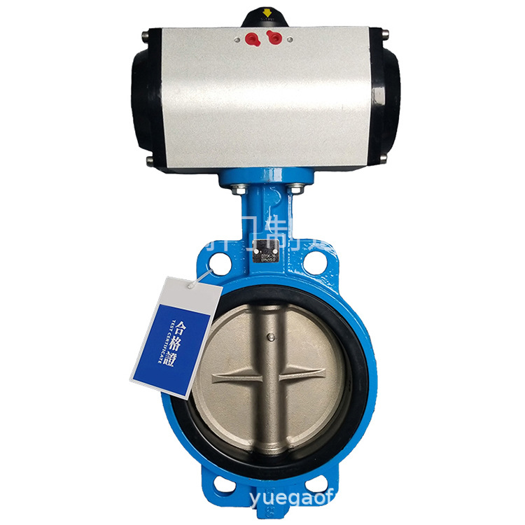 专业生产国标气动对夹式软软密封  香港富莱斯气动阀 厦门丹佛思