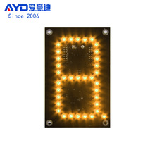 ����վLED�̓r�� �b�������ăr�� 4���SɫLED���ְ�ߴ� 76x155mm