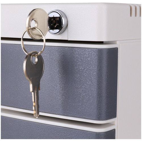 Deli 8854/8855/8877 Desktop File Cabinet with Lock Hard Plastic File Cabinet Drawer File Cabinet