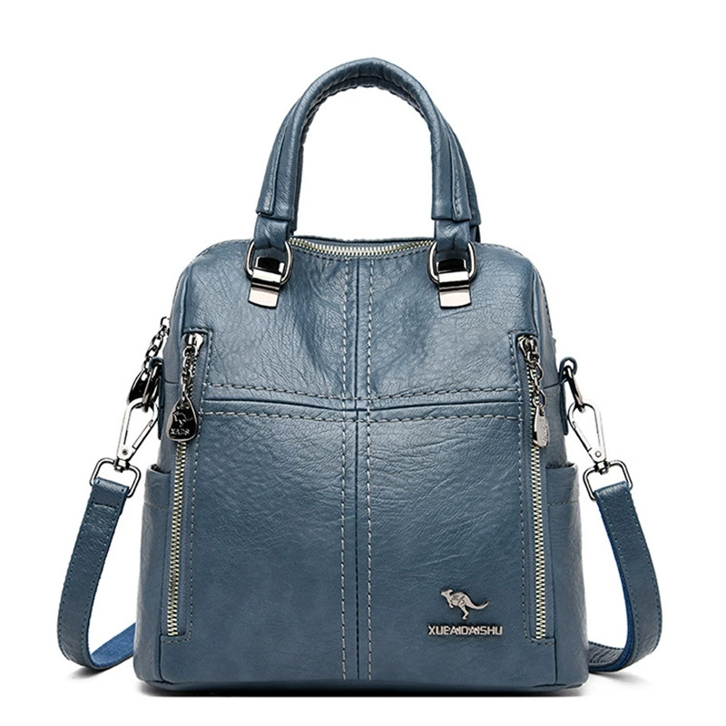 Capacious backpack, shoulder bag, one-shoulder bag for traveling
