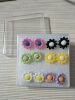 Hypoallergenic plastic earrings, set, 36 pair, Korean style, simple and elegant design