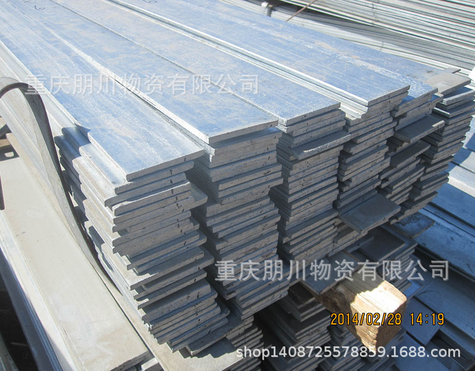 供应热轧扁钢120*6现货 重庆Q235B镀锌扁铁批发 加工 价格合理