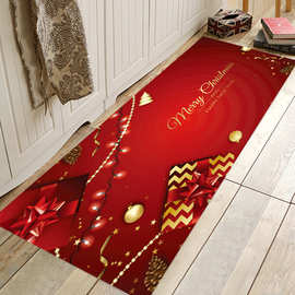 新款圣诞地垫门垫厨房卫生间吸水脚垫浴室进门门垫子卧室门口地毯