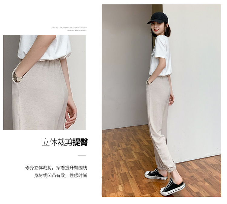 Pantalon léger femme en coton - Ref 3430172 Image 14