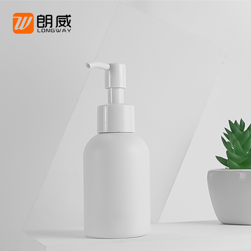 100ml botella de loción de hombro redonda botella de desinfectante de manos champú gel de ducha sub-botella de envases cosméticos al por mayor