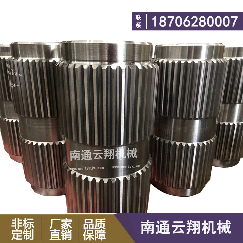 加工盾构机花键轴导轨研磨齿条轨道机械传动配件大模数齿条