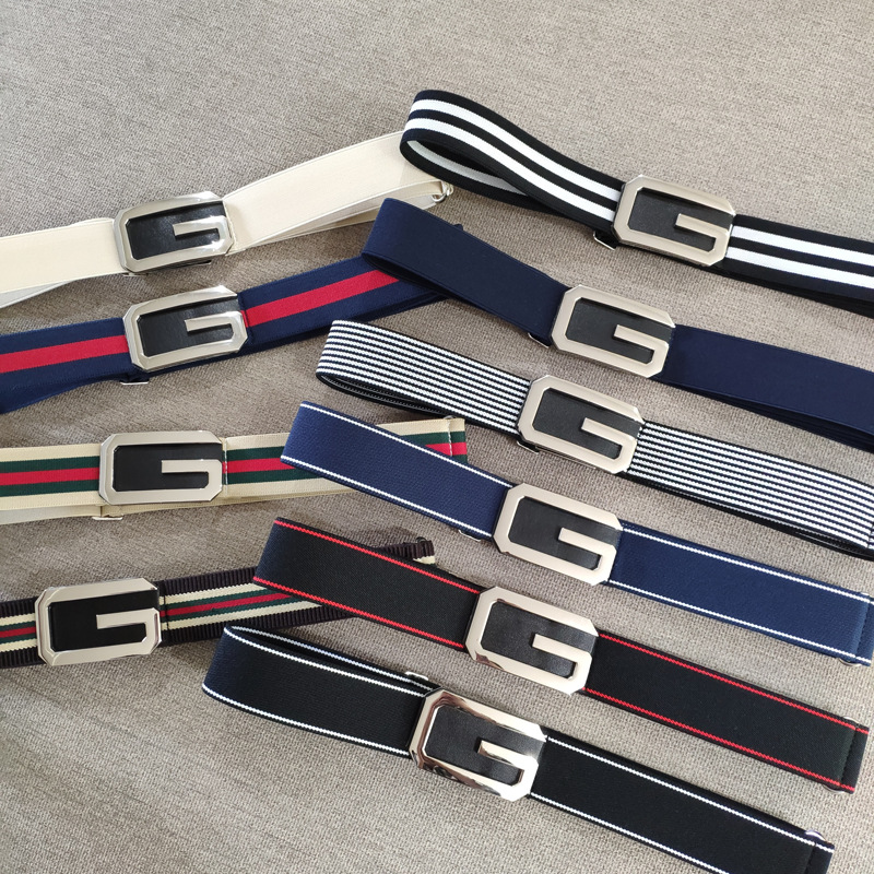 Nuevo Cinturón de los hombres y las mujeres del todo-fósforo pantalones vaqueros elásticos cinturón traje de negocios ropa formal cintura simple cinturón