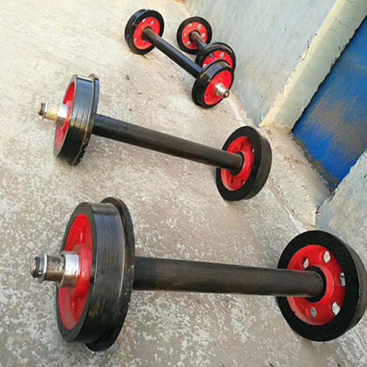 生产定制矿用轮对350铸钢矿车轮对实心矿车轮对各种型号齐全
