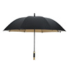 Jin Jiao Golf straight pole umbrella fiber advertisement umbrella double long -handed windproof windproof can customize logo spot