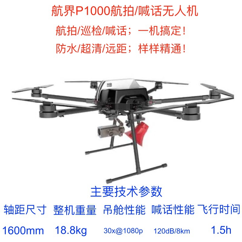 无人机航拍，无人机喊话