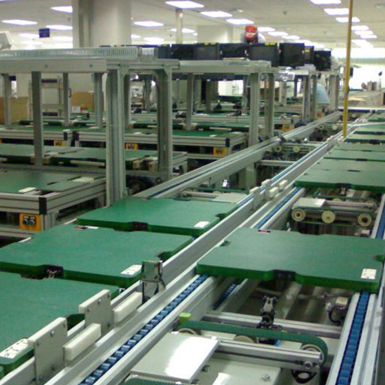 非标倍速链流水装配线 3d全息投影广告机自动化生产线 流水线